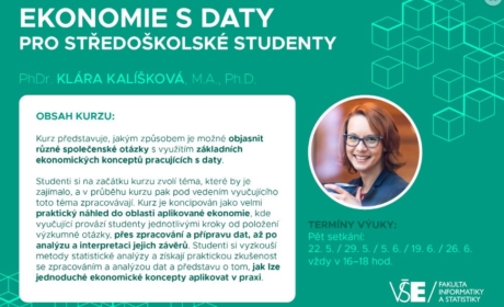 Ekonomie s daty pro středoškolské studenty